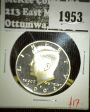 1992-S 90% Silver Kennedy Half, Proof, value $17+