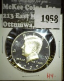 2009-S 90% Silver Kennedy Half, Proof, value $14+