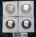 Group of 4 Proof Kennedy Halves, 1971-S, 1976-S, 1977-S & 1978-S, group value $15+