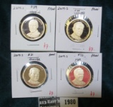 Group of 4 Proof Presidential Dollars, 2014-S Harding, 2014-S Coolidge, 2014-S Hoover & 2014-S FDR,