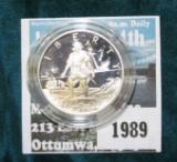 1492-1992 S 500th Anniversary of Columbus Discovery Commemorative Half Dollar, Proof.