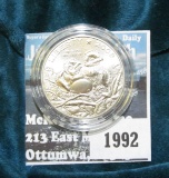 2008-S Bald Eagle Recovery Commemorative Half Dollar, BU, value $15+