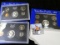 (3) 1970 S U.S. Proof Sets in original boxes with scarce Silver Proof Half-dollar.