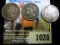 1865, 1866, & 1881 U.S. Three Cent Nickels.
