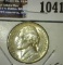 1943 P Jefferson Silver War Nickel, BU.