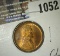 1909 P VDB Lincoln Cent, Red-brown Brilliant Uncirculated.