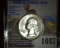 1954 S Flashy BU Washington Silver Quarter.