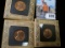 1938 P, D, & S Lincoln Cents in special holders. BU.