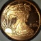 2011 Walking Liberty Copper One Ounce Coin.