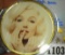 Large encapsulated Marilyn Monroe Medal, depicted on one side nude in gleaming gold and on the other