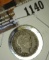1902 P Barber Dime With Full Liberty