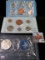 1979 Philadelphia & 1978 Denver Mint Sets with Mint medals in original envelopes & 1973 S Gem BU Sil