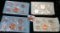 1978 & 80 Denver Mint Sets; 80, & 81 Philadelphia Mint Sets with Mint medals in original envelopes.