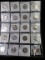 (19) different Statehood Quarters dating between 2005-2007. All carded and in a plastic page.