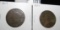 1819 & 1837 U.S. Large Cents.