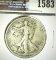 1927 S Walking Liberty Half Dollar, Scarce date.