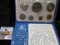 1982 Seven-piece Souvenir Coin Set issued by the New Zealand Treasury and struck by the Royal Mint i