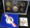 1986 S Statue of Liberty Commemorative Half Dollar in original box of issue & 1968 S U.S. Proof Set