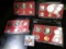 1974 S, 76 S, 77 S, & 79 S U.S. Proof Sets in original boxes as issued.