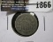 1869 Shield Nickel, G, value $25