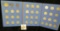 1932-45 D Set of Washington Quarters in a blue Whitman folder. Missing only the 1932 D & S. (35 pcs.