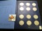 1948-63 D Complete Set of Franklin Half Dollars in a Deluxe Whitman Album. ($17.50 face).