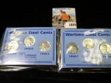 (2) Wartime Steel Cent Sets.