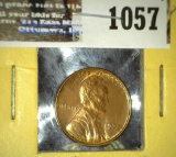 1932 P Lincoln Cent, Gem BU, carded.