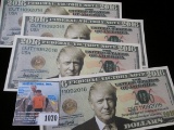 (4) Trump Victory Political Banknotes, CU.