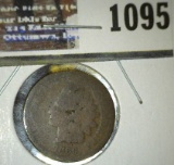 1869 U.S. Indian Head Cent, Scarce date.