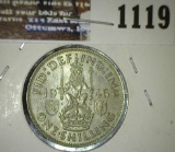 1946 Great Britain Silver Shilling.