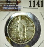 1930 S U.S. Standing Liberty Quarter. VF-EF. Nicely toned.