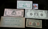 Ten Dollar facsimile Confederate States of America Advertising banknote 