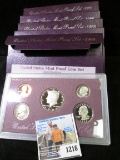 (5) 1988 S Five-piece U.S. Proof Sets in original boxes of issue.