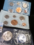 1978 Philadelphia & 1977 Denver Mint Sets with Mint medals in original envelopes & 1973 S Gem BU Sil