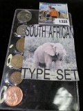 South Africa Six-piece Type Set of Coins.