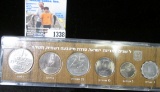 Holy Land 1978 Thirtieth Anniversary Official Six-Piece Mint Set in hard plastic case as issued.