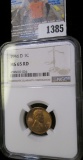 1946 D Lincoln Cent, PCGS slabbed MS65 Rd.