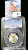 1947 D Washington Quarter, PCGS slabbed MS65.