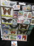 (29) Interesting and very colorful Foreign Stamps including a nice collection of Butterflies.