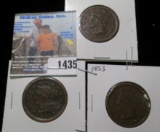 (2) 1853 & 1855 U.S. Large Cents.