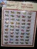 April 14, 1982 Full Mint Sheet of State Birds and Flowers Stamps, contains (50) 20c Stamps, all unus