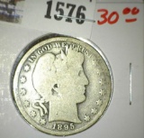 1895 P Barber Half Dollar.