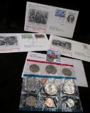 1980 U.S. Mint Set with scarce Susan B. Anthony Dollars, in original envelope as issued; & (3) 1977