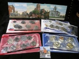 2000 P & D & 2001 P & D U.S. Mint Sets in original envelopes; & & a trio of Old 1920 era Post cards.