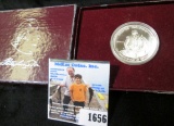 1982 S Silver Proof George Washington Commemorative Half-Dollar in original Box of Issue.