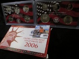 2006 S U.S. Silver Proof Set in original box as issued. (10 piece). Some toning.
