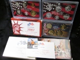 2007 S U.S. Silver Proof Set in original box as issued. (10 piece). Some toning.