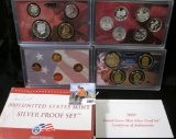 2009 S U.S. Silver Proof Set in original box as issued. (20 piece).