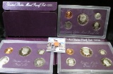 1985 S, 1986 S, & 1991 S U.S. Proof Sets, all original as issued.